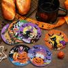 JANLOFO Halloween Set of Diamond Art Halloween Diamond Art Halloween Handmade Craft Kit Coasters, 8, Coasters, Gift, Kit, Beginner's Decoration, Kit,