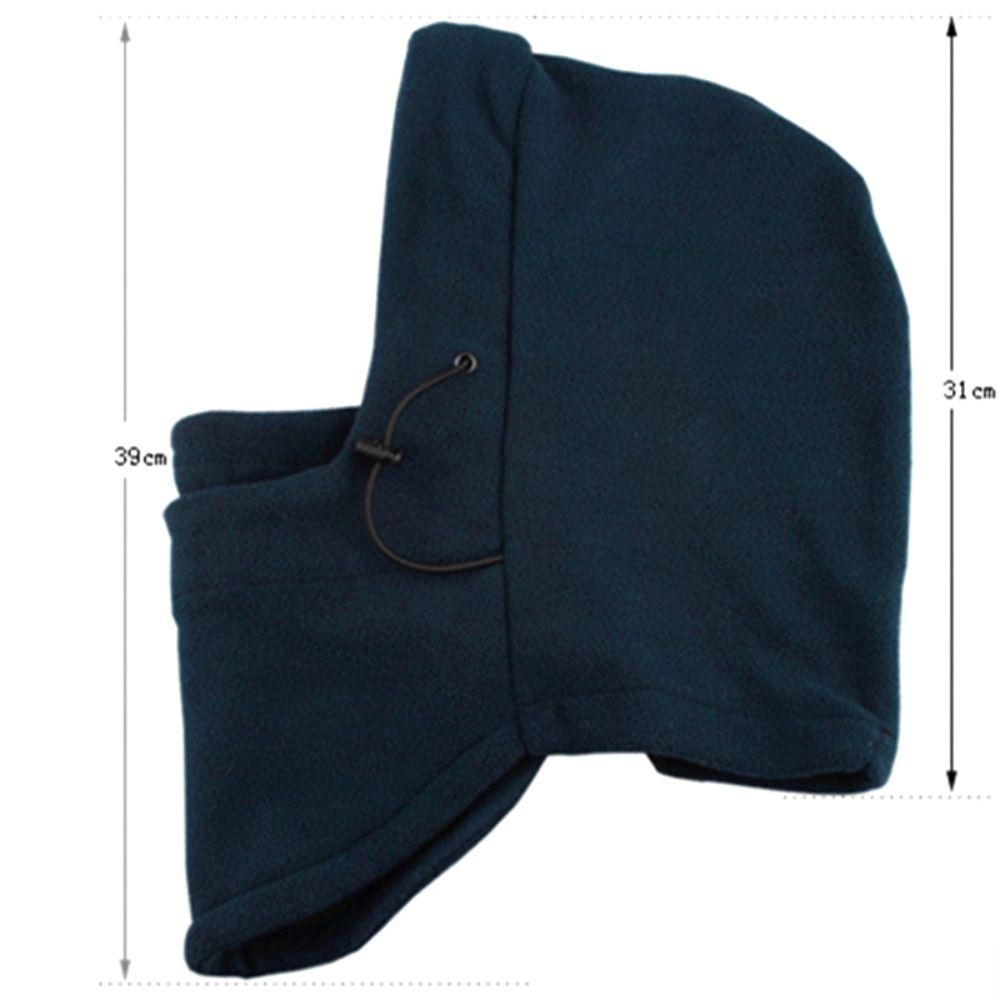 Protection Fleece Outdoor Skullies Bonnet Hat Hooded Hat Women Winter Cap Beanies Hat Pullover Cap