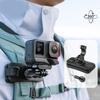 MultiDirectional Backpack Strap Mount Clip for Camera Clip Outdoor Photography for 0.5-10mm Thickness Strap Use