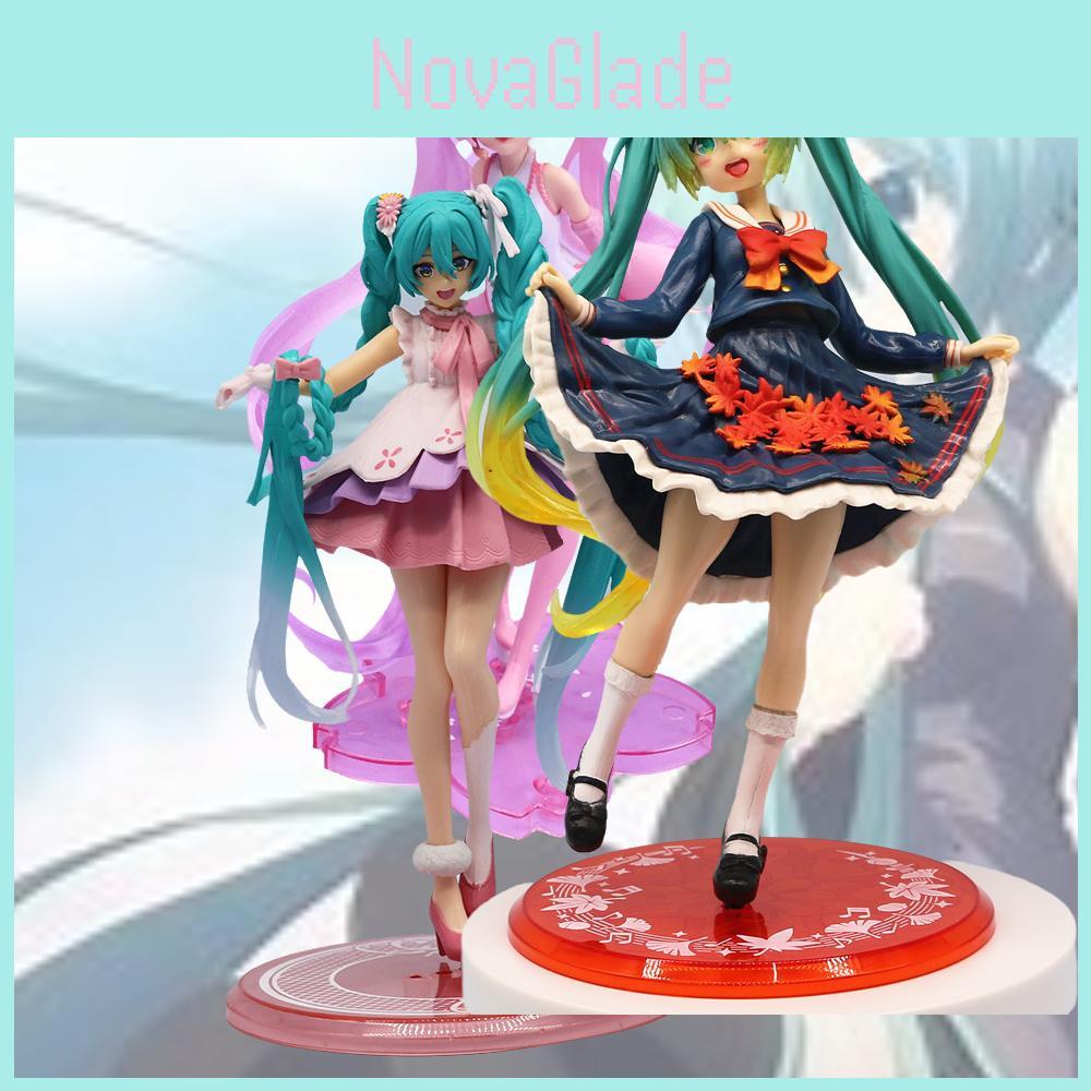 Taito 20cm Pvc Hatsune Miku Maple Leaf Ver. Anime Figure Model