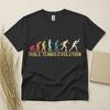 Table Tennis Evolution Children's Children's Children's T Children's T-shirt Funny Ping Pong Gift Sports Tee Gildan Cotton