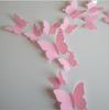 New Gossip Girl Same 12Pcs/Set 3D Butterfly Wall Stickers Living Room Butterflies Decors For Home Fridge Decoration