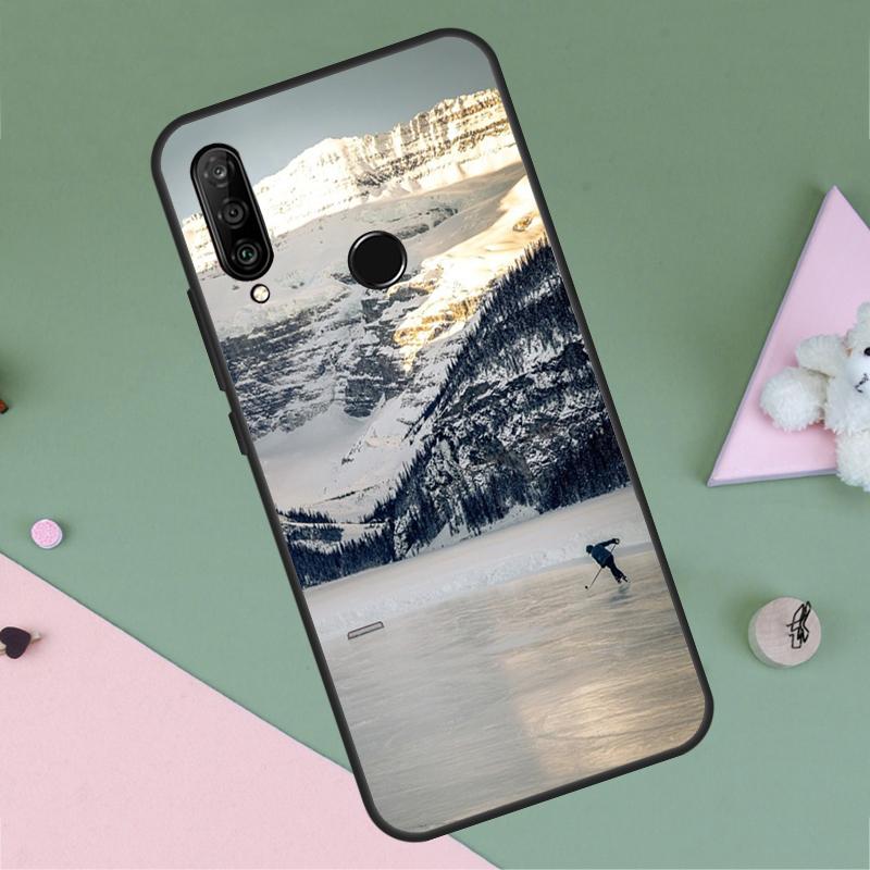 Ice Hockey Rink For Huawei P40 P20 P30 Lite P60 Pro Nova 10 9 SE 5T 12i 12s 11i Y91 Y90 Y60 Y70 Y72 Y61 Case