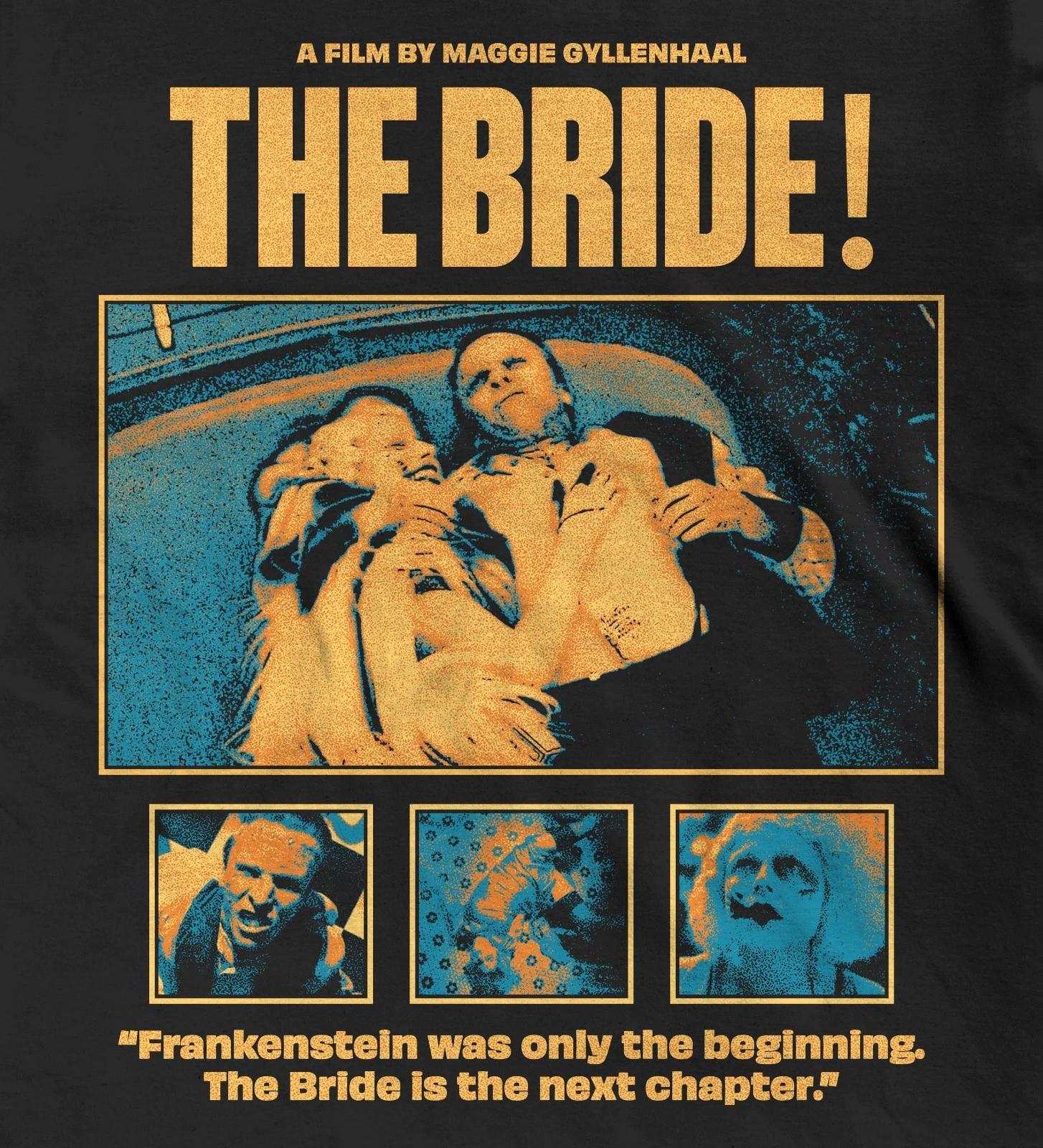 The Bride! T-Shirt. Jessie Buckley Frankenstein Gothic Horror Shirt,Horror Movie 2XL