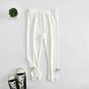 Girls' Summer Ruffle Hem Leggings: Lightweight Nine-Point Pants for Outerwear & Innerwear
