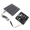 20W Solar Exhaust Fan Quiet Monocrystalline Solar Panel Ventilation Fan with Bracket for Chicken Coop Pet House