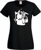 Womens T-Shirt Banksy Street Art Graffiti, Death Happy Smile Face, Braid Tshirt