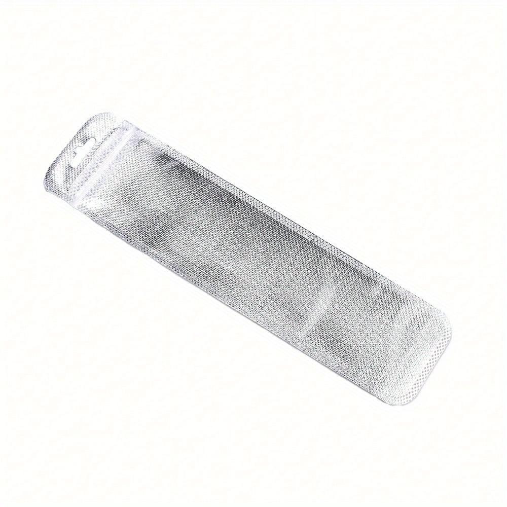 100Pcs Holographic Pen Bags, Pen Packaging Bags, Resealable Smell Proof Bags For Party Favor Storage, Cosmetics, Jewelry & Pen Packaging