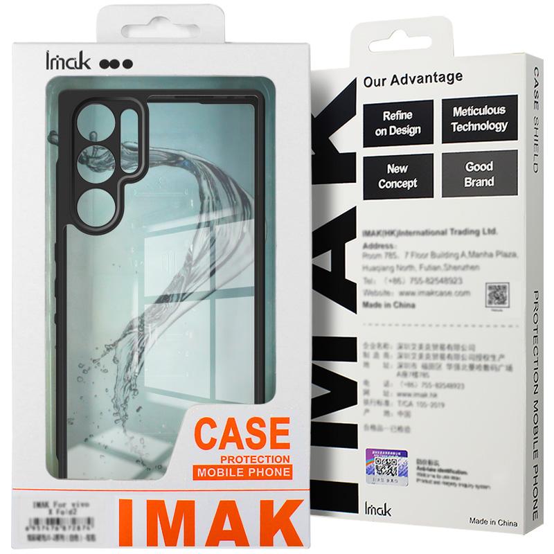 IMAK UX-9A Series for Xiaomi Redmi Turbo 3 5G/Poco F6 5G Case TPU+PC Clear Protective Phone Cover