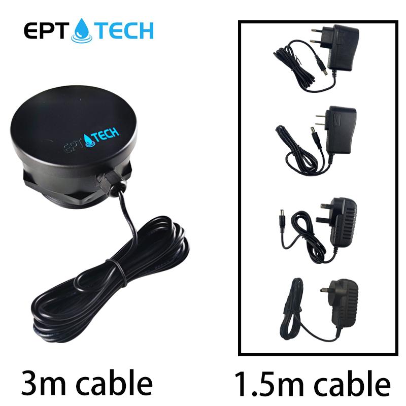 TLC2206 Smart Non-Contact Ultrasonic Water Level Sensor Real-Time Alerts Remote Monitor for Livestock Farm Pool Irrigation Drink