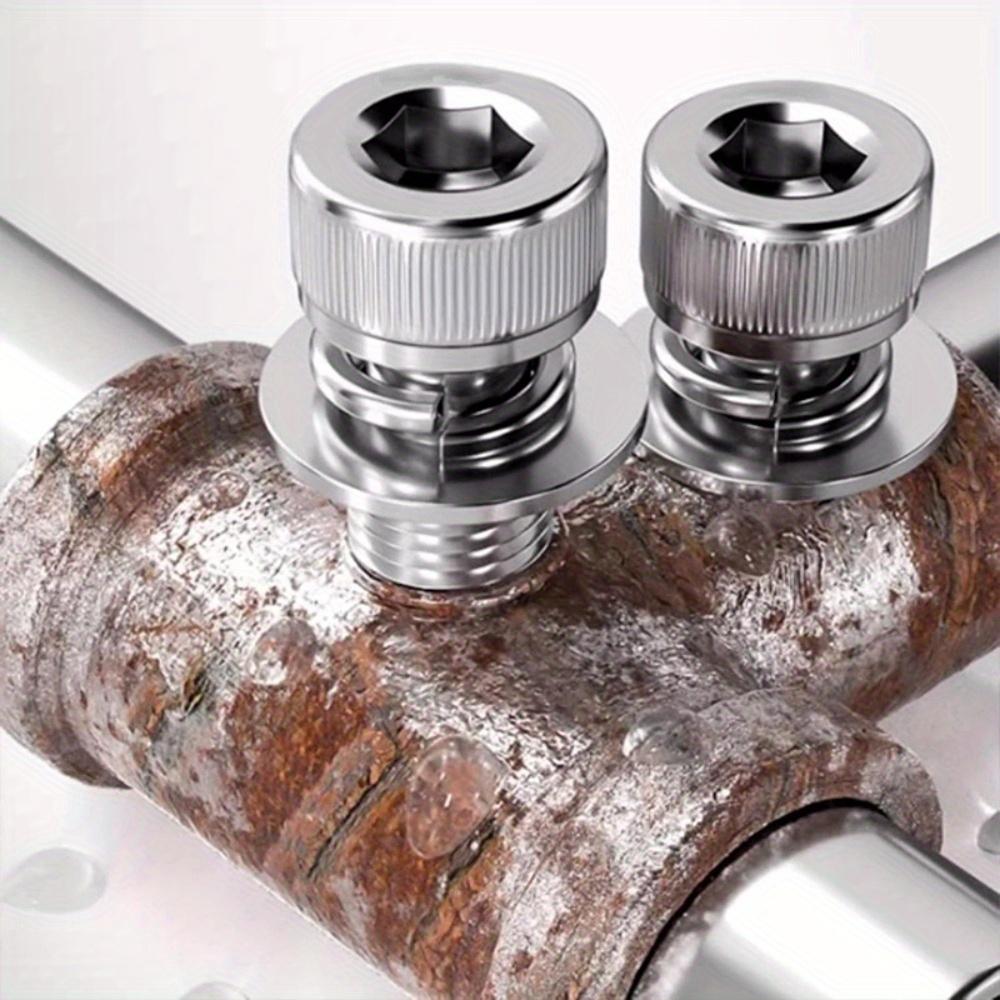 600-piece Stainless Steel Hex Bolt and Nut Kit, M3 M4 M5 M6 for Industrial Equipment and Home Maintenance.