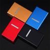 1pc Aluminium Alloy Metal Cigarette Case Regular Cigarettes Use Portable Travel Portable Cigarette Holder Box
