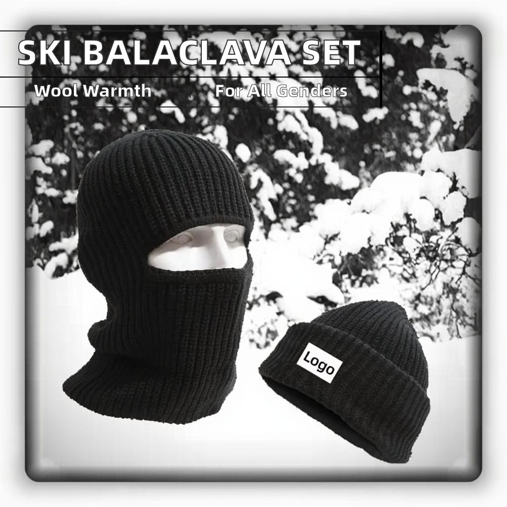 Dual Use Ski Customized High Quality Unisex Plush Balaclava Face Mask Winter Outdoor Cycling Cold Weather Neck Warm Windproof