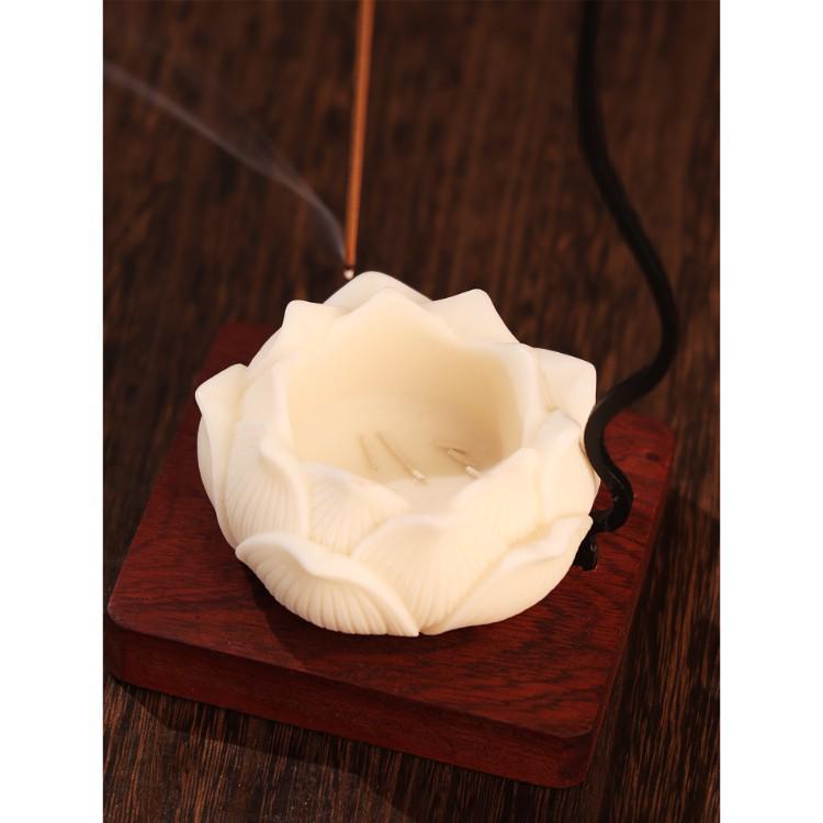 Inverted Sandalwood Agarwood Zen Incense Holder, Creative Chinese Indoor Burner