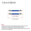 2PCS 75mm Racing Adjustable Front Bumper Lip Splitter Support Bar/Pull Rod Kit