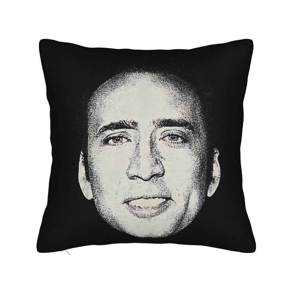 Nicolas Cage I Love My Boyfriend Birthday Prank Meme Gift Weird Pillow Case Pillow Cover Print Pillowcases For Living Room Chair