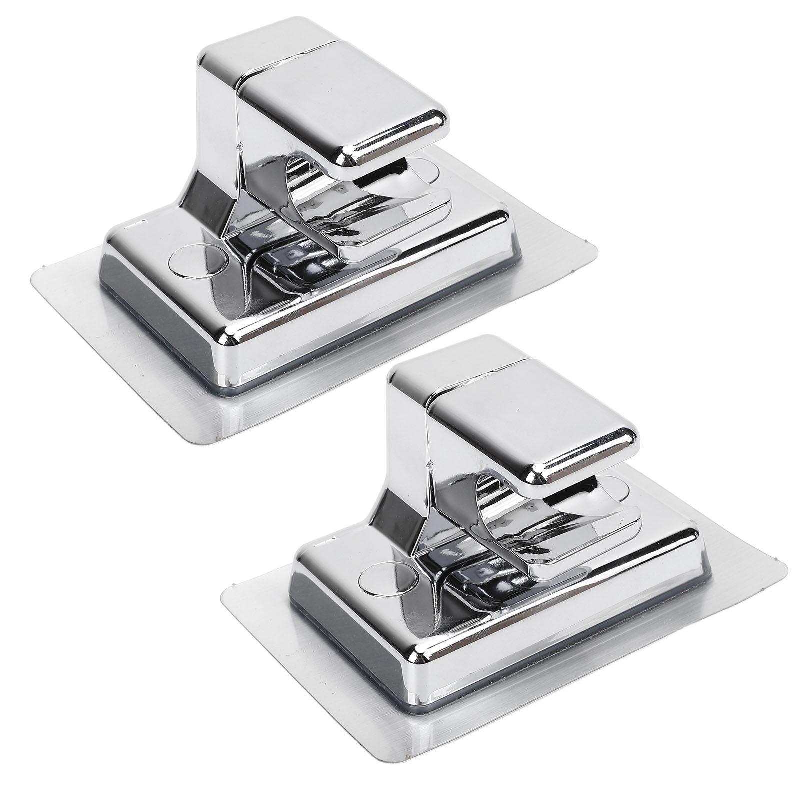 

2 шт. Держатель для душевой лейки Самоклеящийся Без сверления Вращающийся Настенный Держатель для душевой лейки Кронштейн