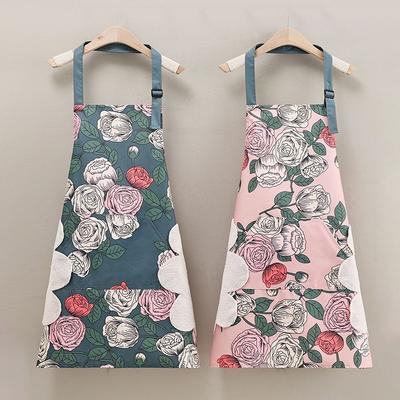 PVC Work Apron With Hand Towel Kitchen Coking Apron Restaurant Uniform  Coffee House
