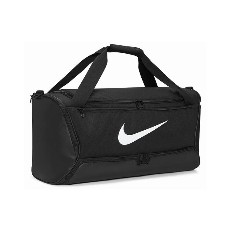 Nike 60L Großer Logo Sport Fitness Kapazität Polyester Tragetasche Umhängetasche Gepäck Reise Tasche Unisex Taschen Schwarz DH7710010
