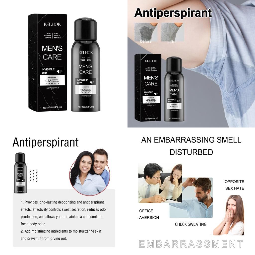 Eelhoe Men's Antiperspirant Deodorant Spray For Underarm Odor And Freshness