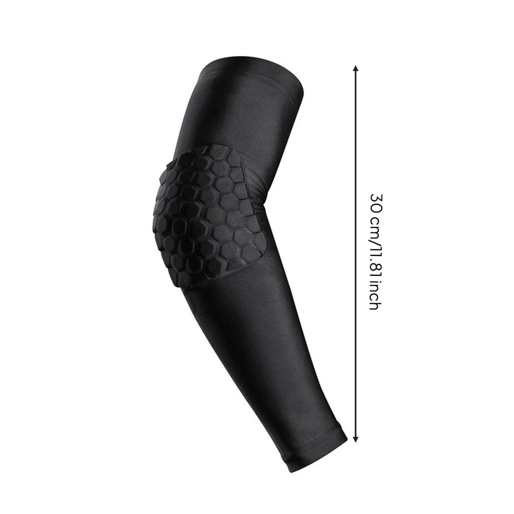 Compression Arm Sleeve with Elbow Pad Safeguarding Sleeves Lightweight