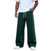 Pantalon de survêtement décontracté à jambe droite de couleur pour homme
