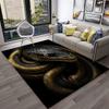 3D Gothic Schlange Schlangen Python Viper Teppich Teppich für Zuhause Wohnzimmer Schlafzimmer Sofa Fußmatte Dekor, Kinder Teppich Rutschfeste Bodenmatte