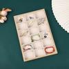 Bamboo & Wood Jewelry Display Tray for Rings, Necklaces, Bracelets, Watches, & Bangles