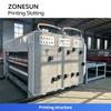 ZONESUN ZS-YKM3 Automatische Flexodrucker-Rillmaschine 3-Farben-Druckmaschine 3600 Bogen/h Wellpappkarton-Herstellungsmaschinen