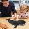 Marine Sea Life Whale Figurines Safety Whale Figurines Toys Portable Simulation Whale Figures for Birthday Gifts for Kids Child