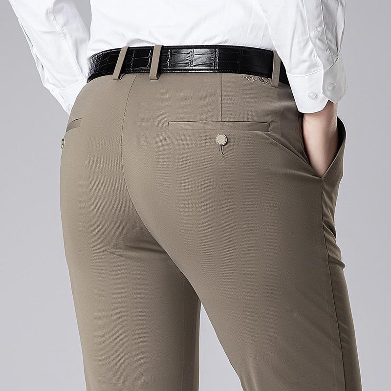 

2026 Spring/Summer Men s Slim Fit Knit Casual Pants - Korean Style, Stretch, Straight Leg, Versatile Fashion 31