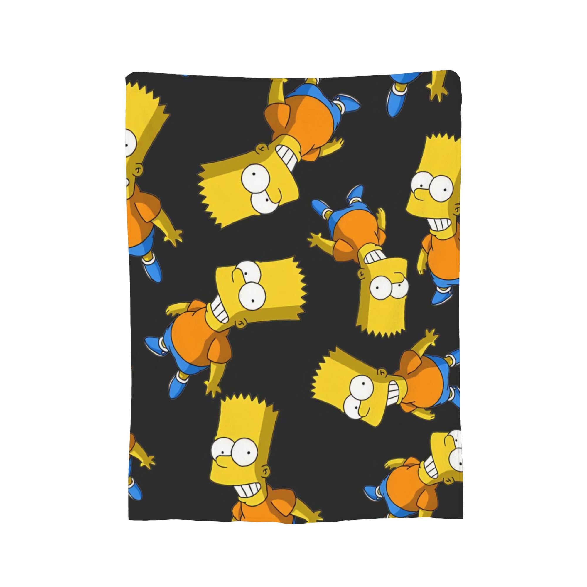 

Мультяшні ковдри Сімпсони Фланелеві з принтом Дихаючі м які пледи для дивана спальні килимок 30x40in