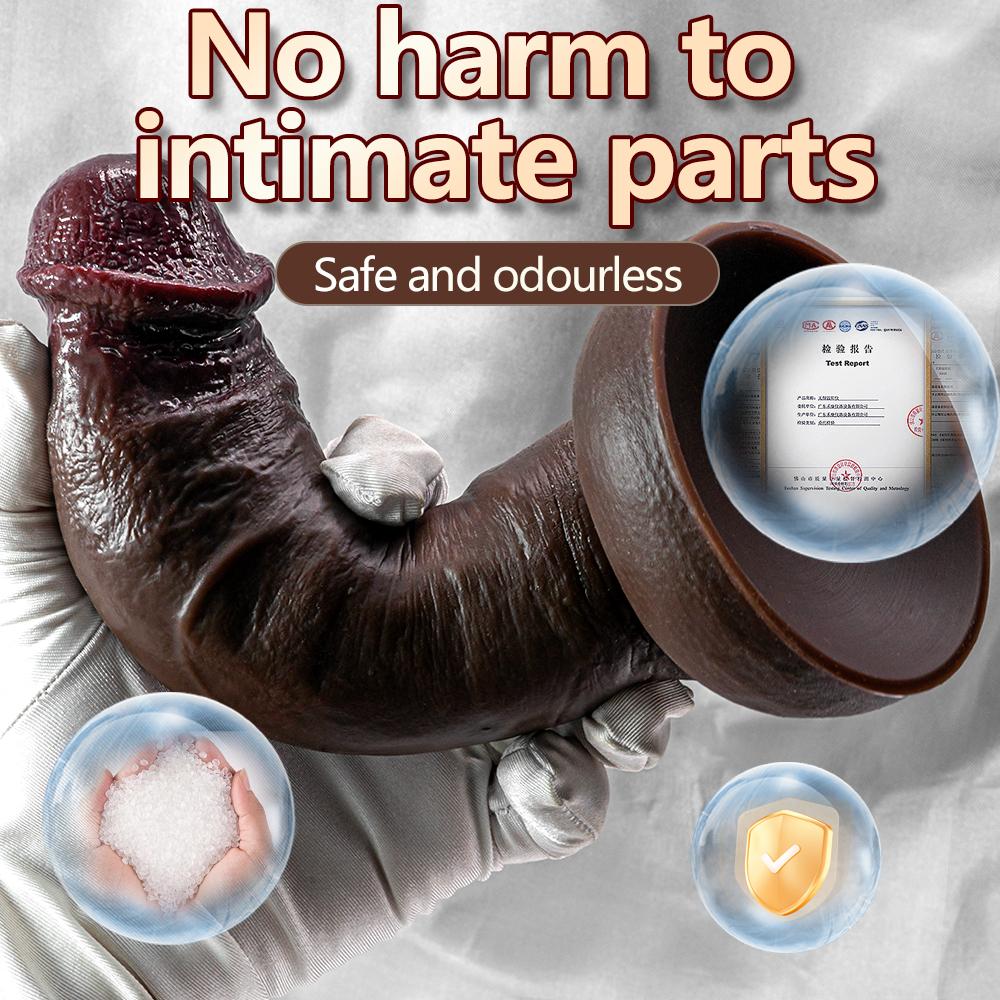 Podwójny płynny silikonowy czarny sztuczny penis makijaż damski masturbator gruby długi penis na wakacje artykuły erotyczne dla dorosłych