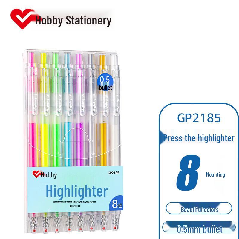 

Colored Gel Highlighter Pens Set for Student Journaling and DIY Projects 0.5mm