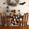 Halloween Ghost Pumpkin Table Runner,Halloween Dinner Table Runner Decorations and Supplies for Home Kitchen Dining Room Table-13×72''