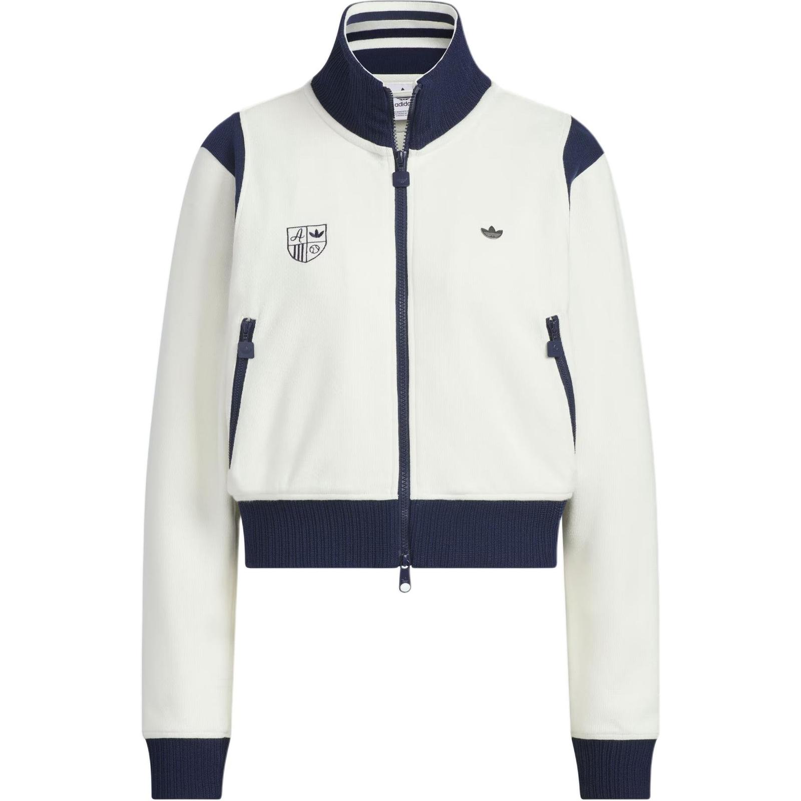 adidas Originals RETROTRACK TOP SPORTY CLUB Jackets Coats Women s Jade White S