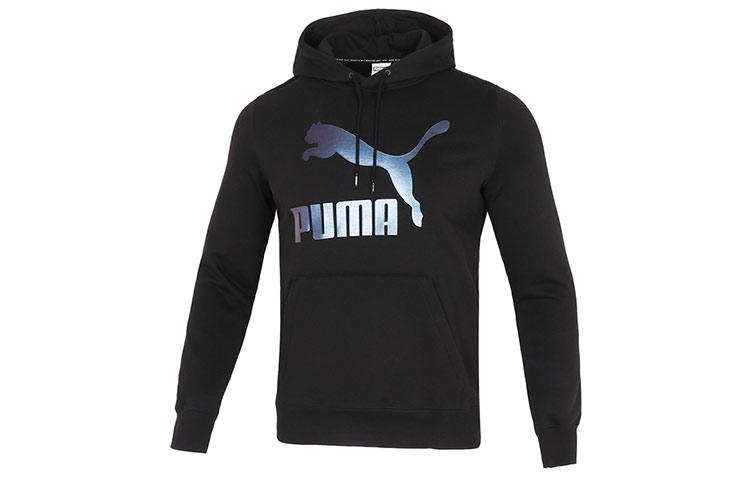 PUMA CLASSICS Sweatshirts Men s Black Hooded Moderate Regular 535341-51 M