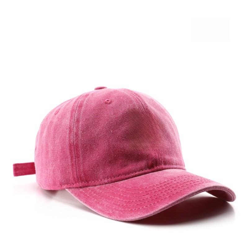 Vintage Waterwashed Cotton Baseball Cap With Embroidered Heart For Streetwear And Sun Protection