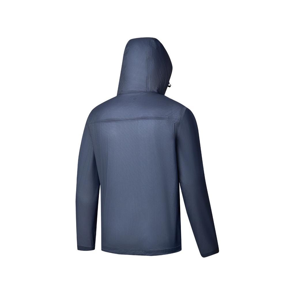 Saucony Urban Lifestyle Series Comfortable Fashion Minimalist Hooded Long Sleeve Jacket Unisex Jackets Gray-Mist-Blue SA2259WJ02C-BL120