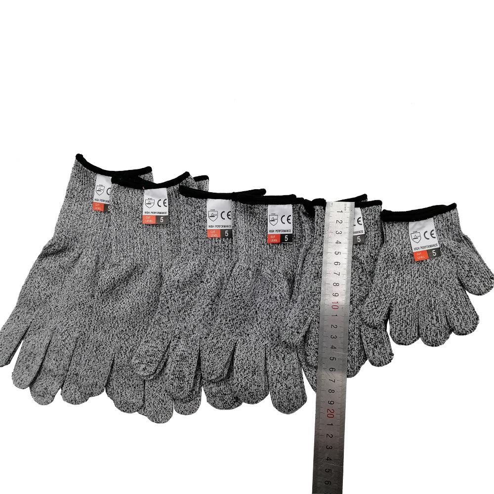 Mănuși rezistente la tăiere - Protecție de nivel 5 de înaltă performanță din polietilenă de calitate alimentară Pescuit cu zmeu anti-tăiere Rezistente la înjunghiere Mănuși rezistente la tăiere