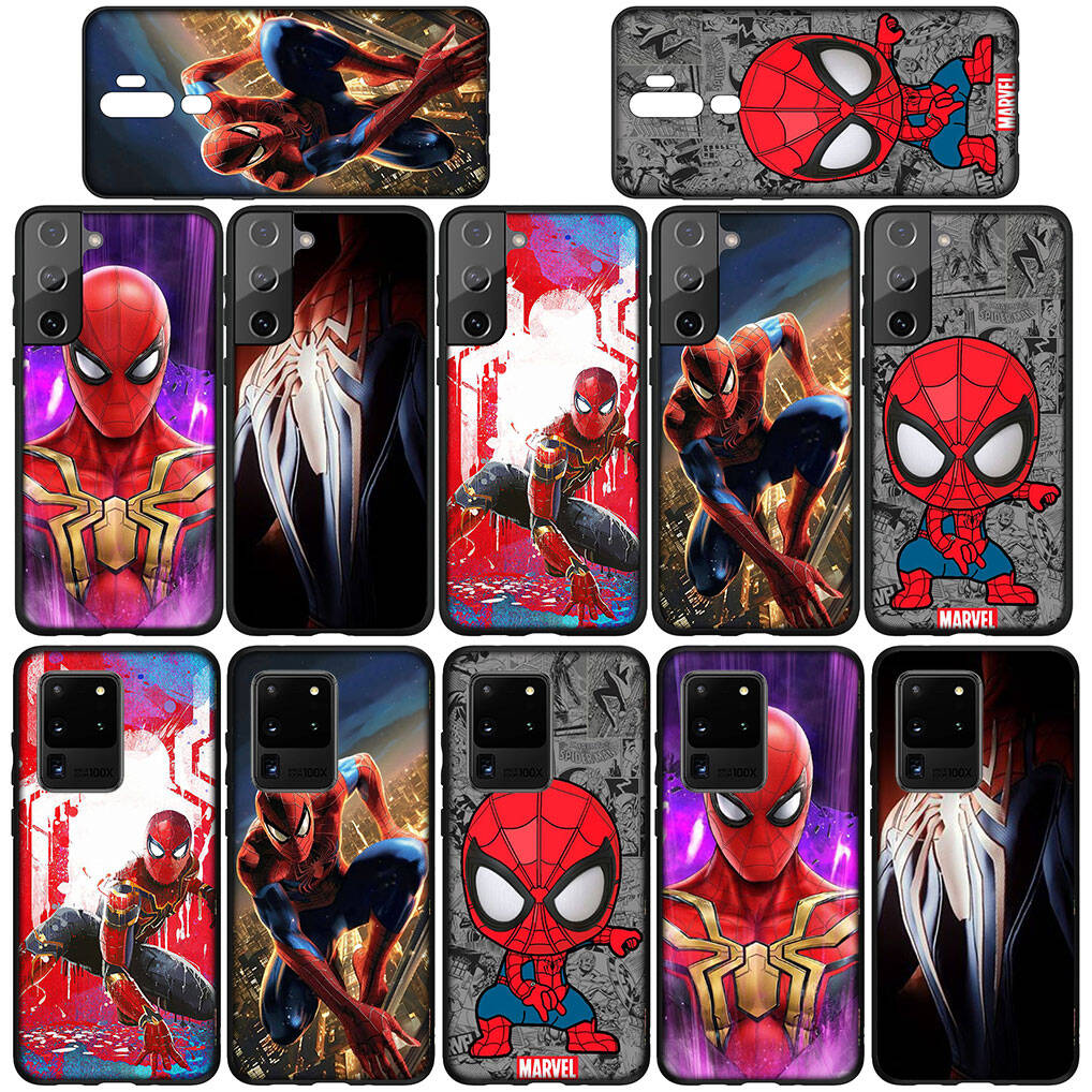 for iPhone 17 16 15 Xiaomi Poco F7 F8 X7 X6 C85 C75 C71 M8 Redmi Note 14 13 12 Pro Max 14C 13C 15C A3 A4 Phone Case Anime Spider Man Spiderman Cover