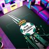 Club Santos Laguna Print Rug, Washable Floor Carpet, For Entryway Dorm Laundry Room Office Study, Home Decor Birthday Christmas Gift