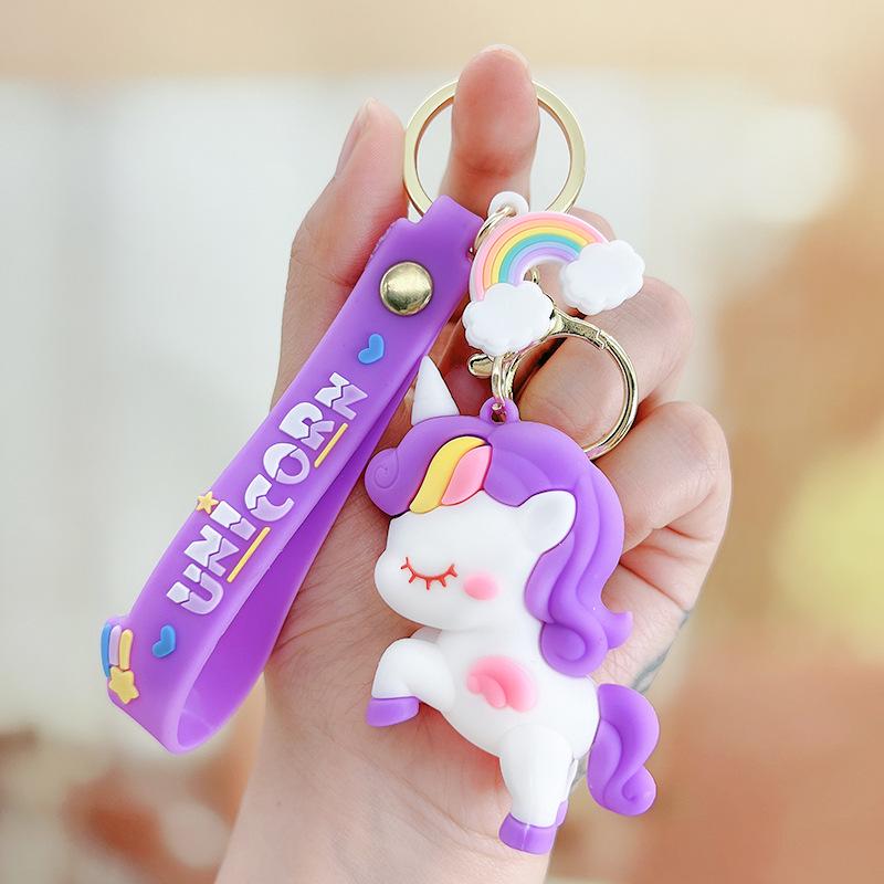 

Барвистий брелок-лялька Єдиноріг: Фентезійний брелок для сумки та брелок для ключів від машини в подарунок