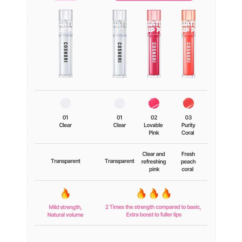 COSNORI - Water-full Lip Plumper - 4 Colors