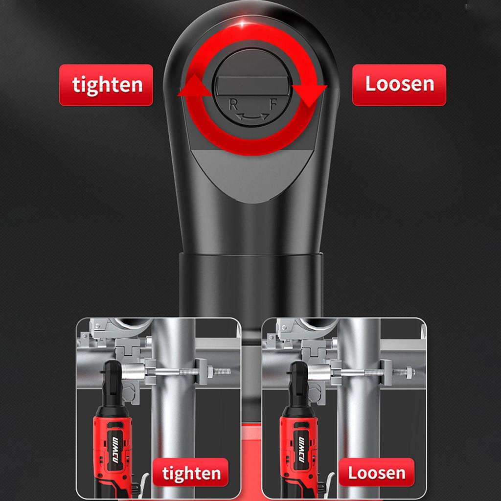 NAWIN 50Nm ráčnový klíč 16,8V elektrický klíč Dobíjecí akumulátorový 3/8palcový nástroj na opravu čtvercové hlavy