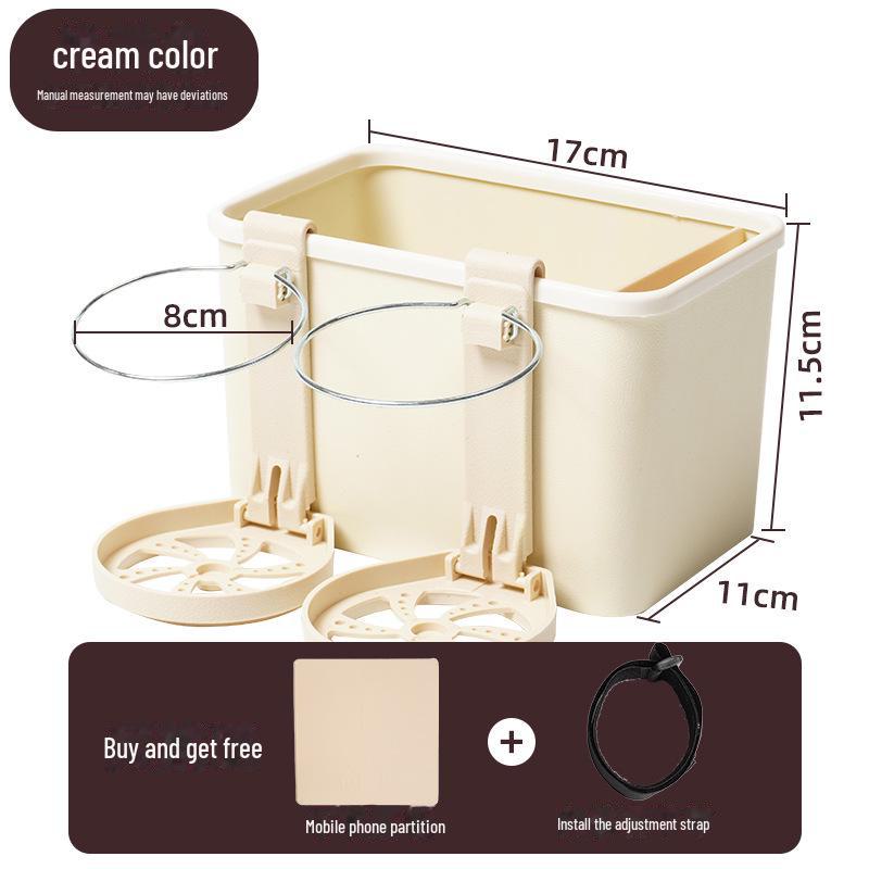 Creative Multifunctional Tissue and Cup Holder Armrest Storage Box