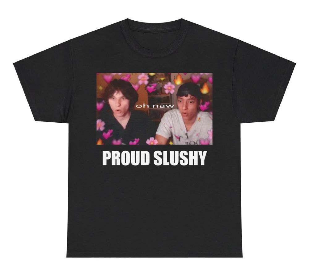 Proud Slushy Noobz Fan Merch Unisex Short Sleeve Shirt, Gift For Fans Unisex T-Shirt S