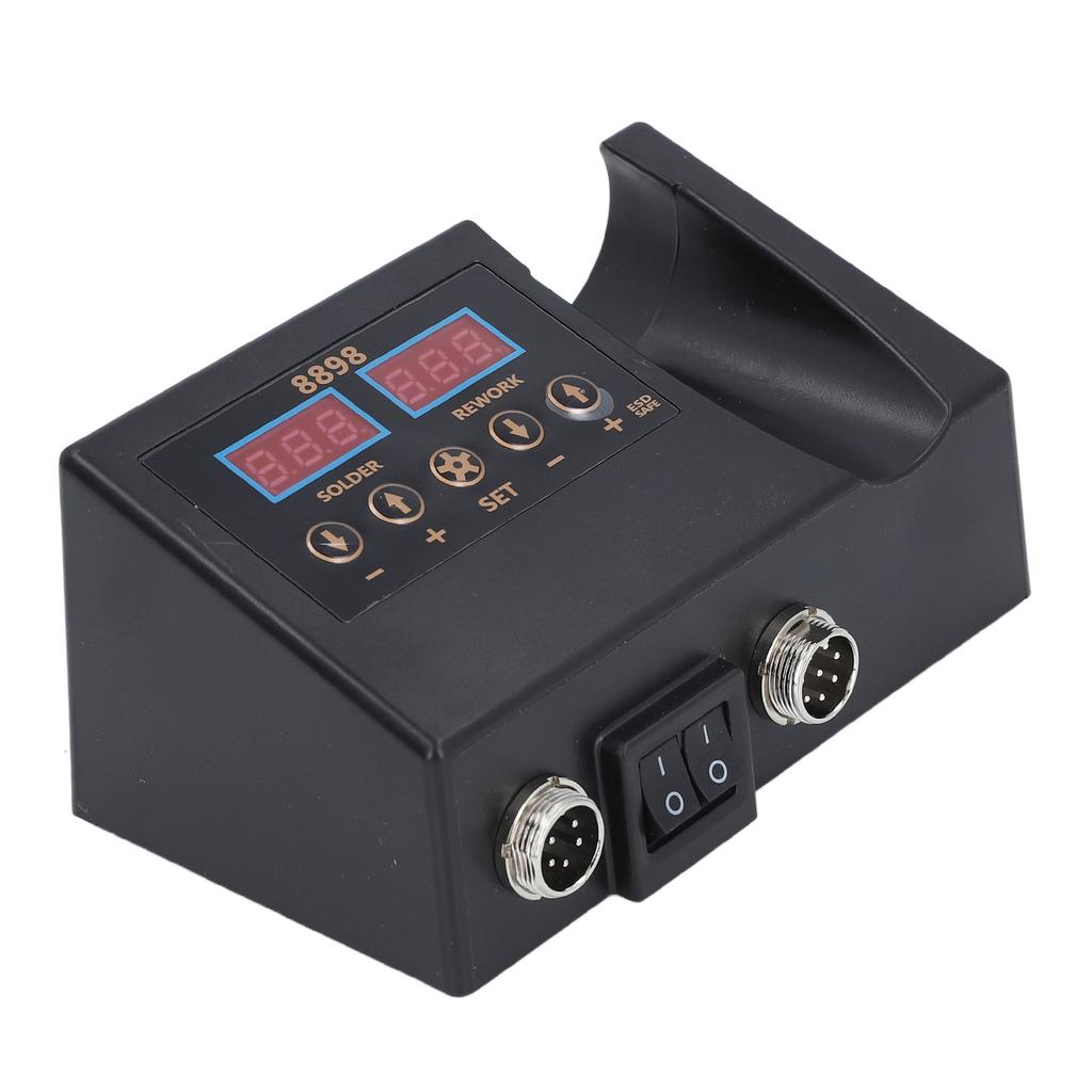 Soldering Rework Station 2 in 1 SMD Hot Air Gun Digital Solder Iron Welding Tool Kit