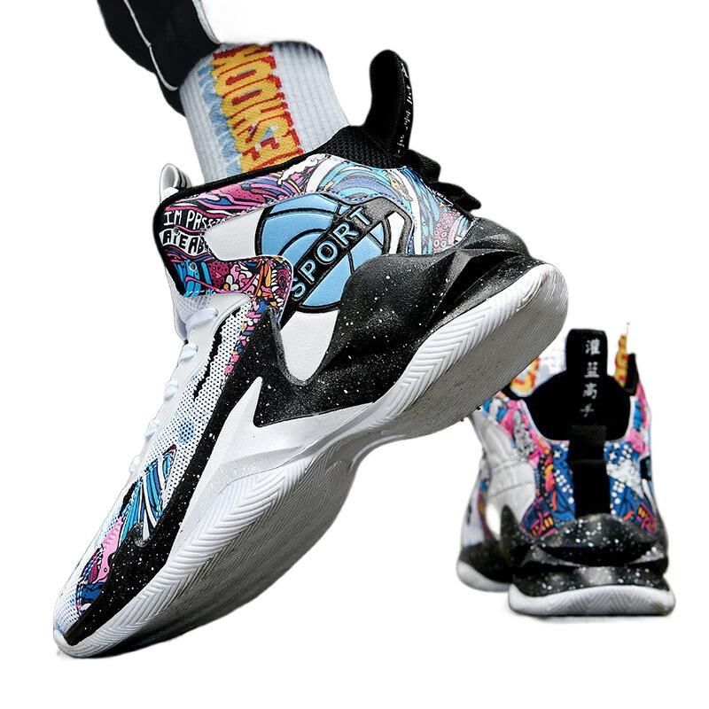 James Basketball Shoes Male Guard Actual Combat Children Professional Youth Rebound Cushioning Boys Sports Shoes Marathon