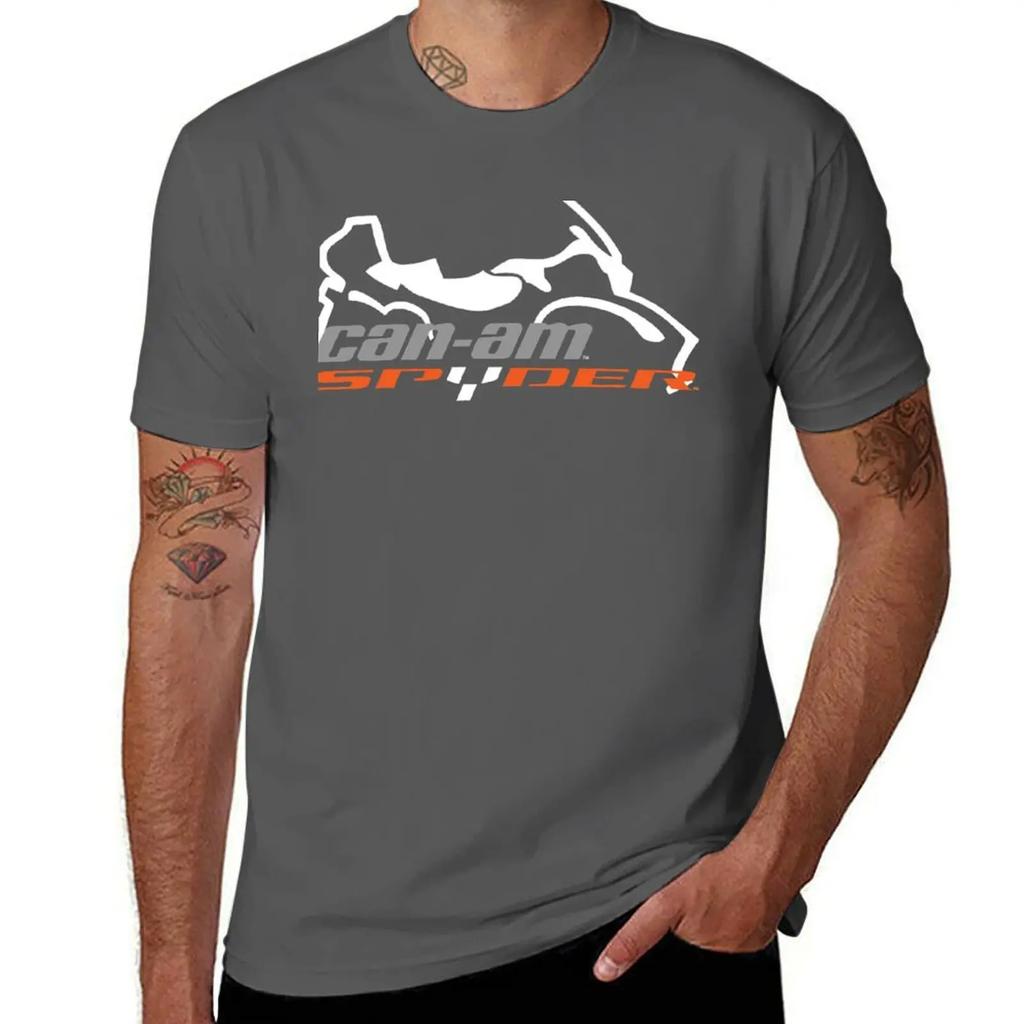 CAN AM SPYDER SILHOUETTE LOGO T-Shirt Cotton Graphic Tees Boys Whites Shirts Men